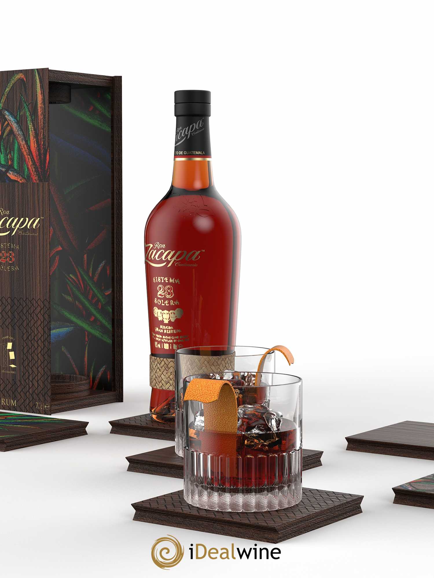 Rhum 23 ans coffret bois Zacapa (70cl)  - Lot de 1 Bouteille