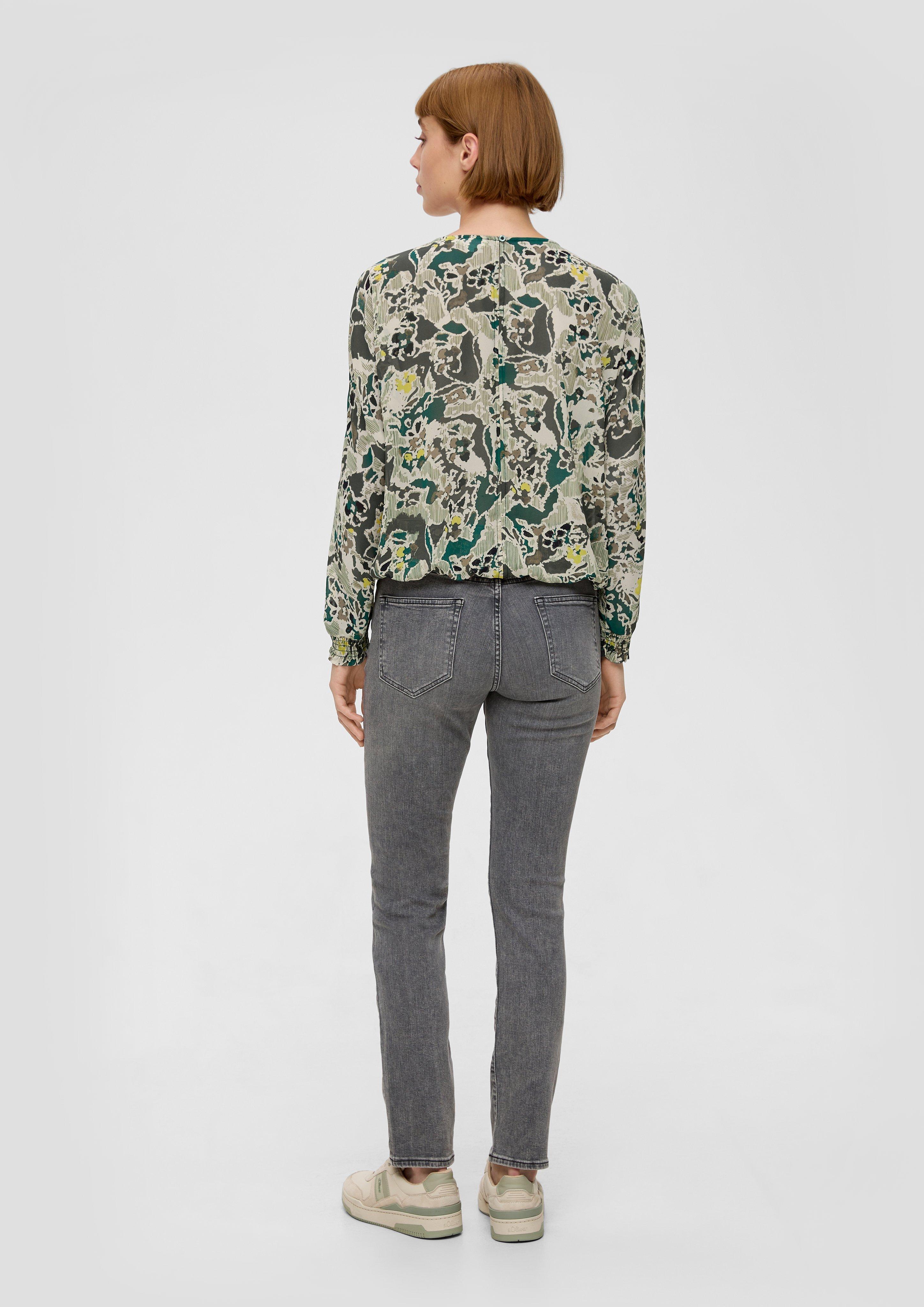 Chiffonbluse mit Allover-Muster  2135615-67A0