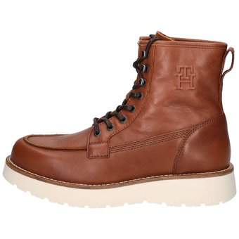 Tommy Hilfiger Th American Schnür Boots in braun
