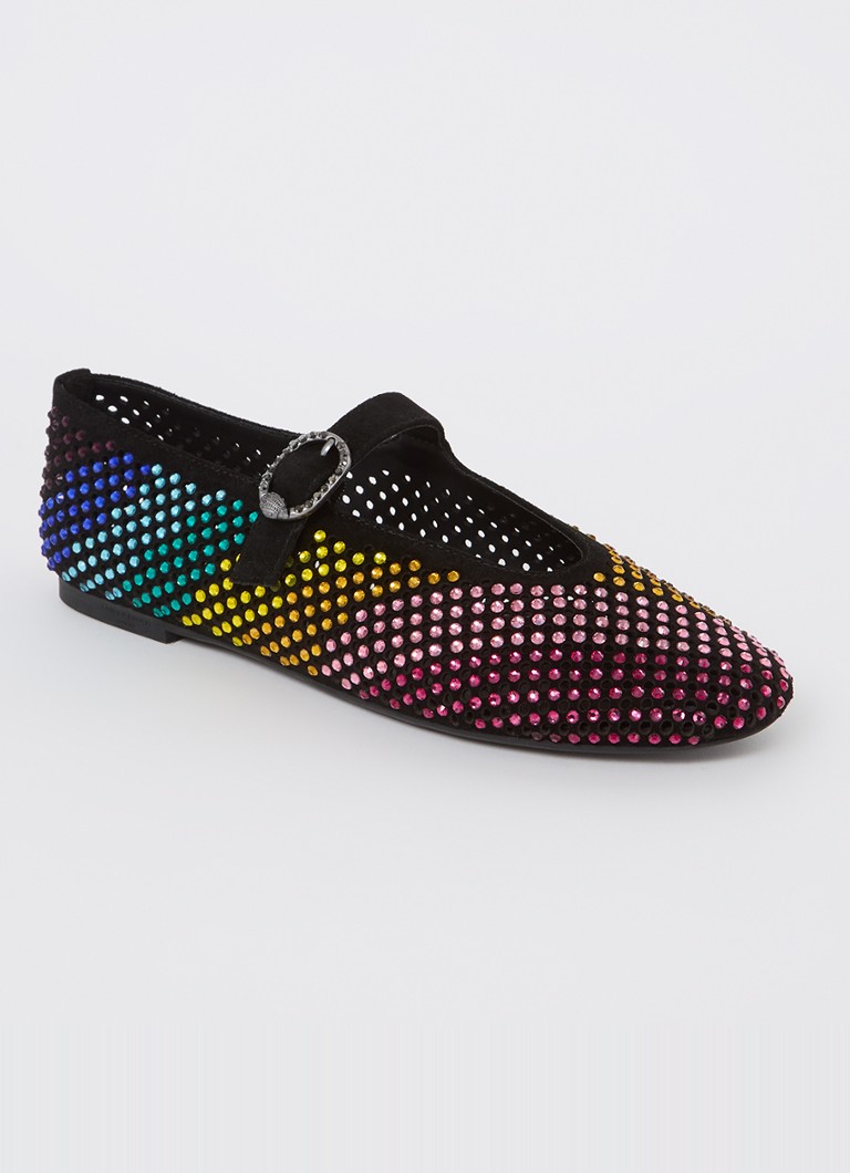 Kurt Geigerin Mayfair-mokkanahkaiset ballerinat strasseilla
