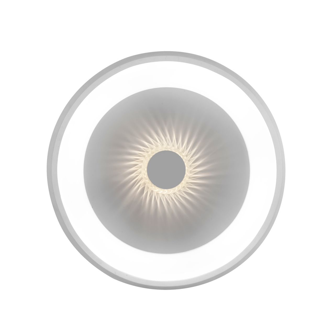 JUST LIGHT LED Deckenleuchte VERTIGO, CCT, dimmbar, Fernbedienung, Ø46,5 cm, Kristall-Effekt