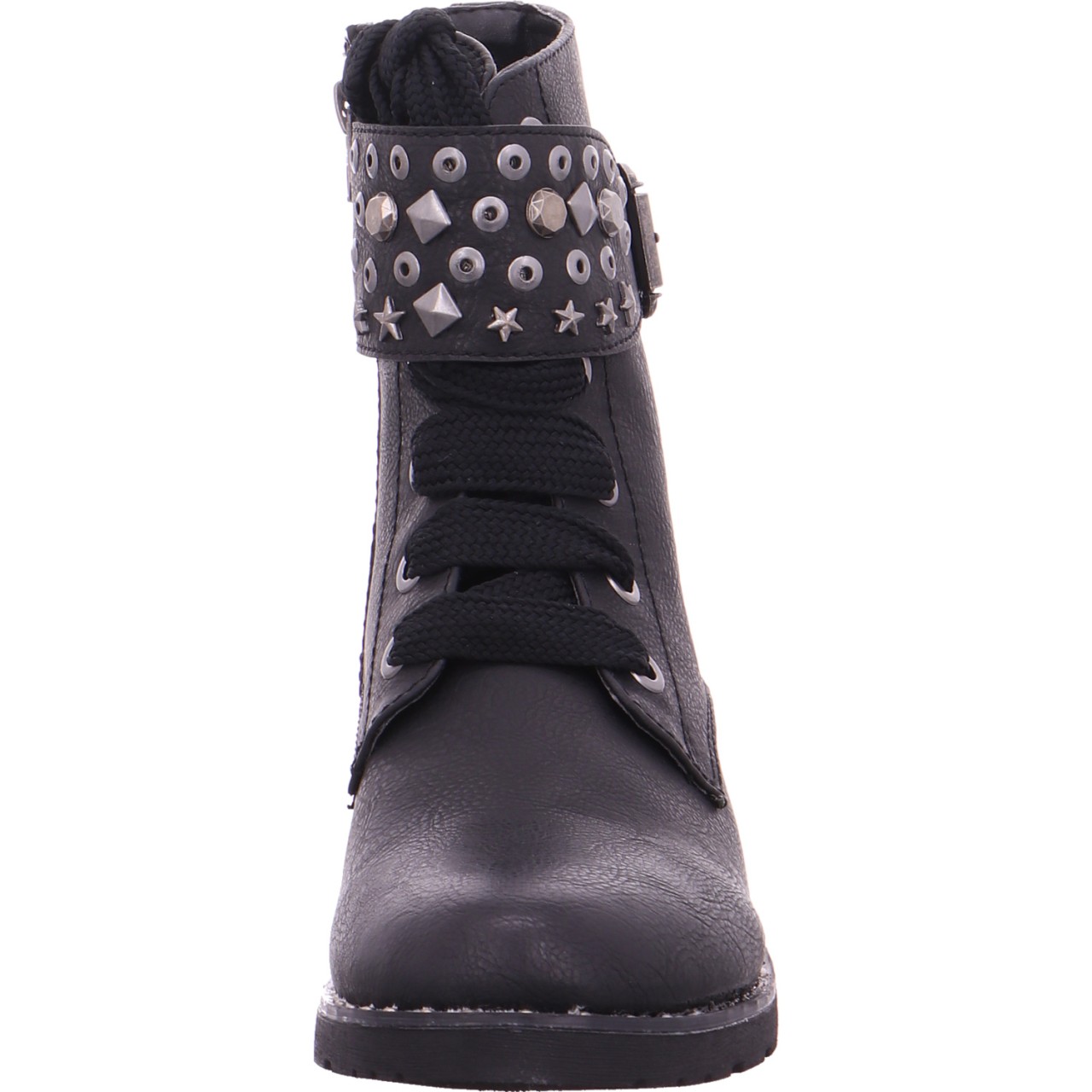 TOM TAILOR Schnür-Stiefeletten schwarz