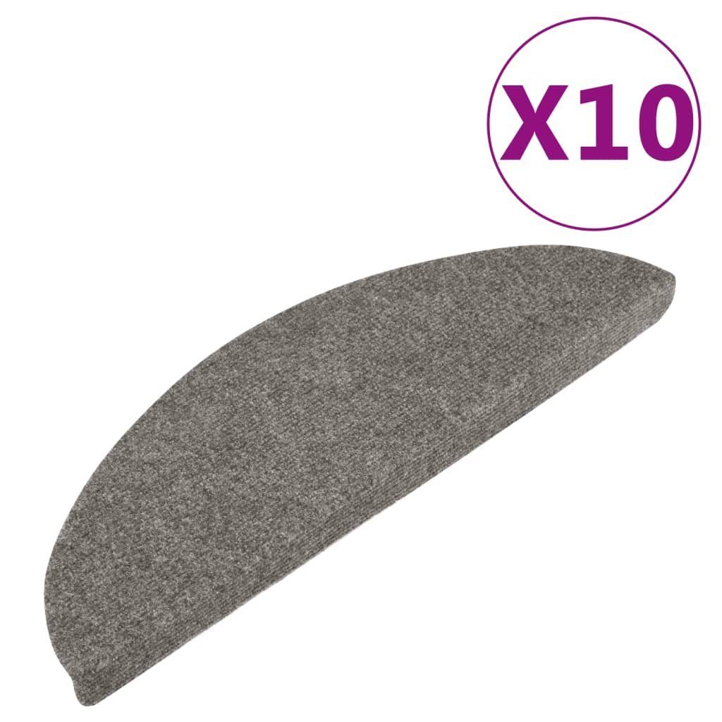 Stufenmatte Stufenmatten Selbstklebend 10 Stk. Grau 65x22,5x3,5 cm, vidaXL, Andere