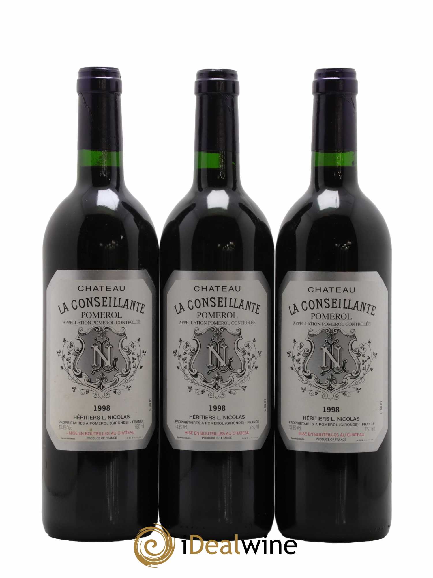 Château la Conseillante  1998 - Lot de 12 Bouteilles