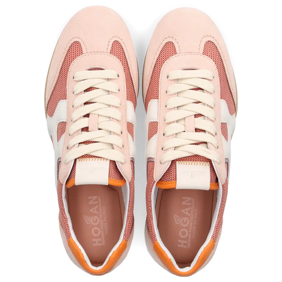 Hogan - Sneaker low OLYMPIA Veloursleder - pink