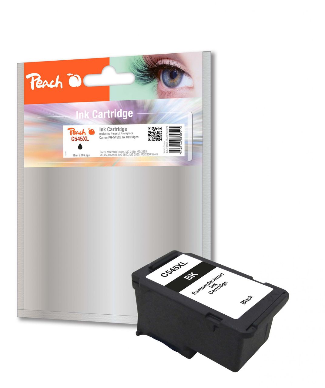 Peach Druckkopf XL schwarz ersetzt Canon PG-545XLBK