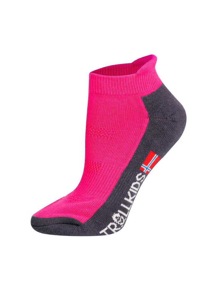 Trollkids Wandersocken Low Cut II in bright pink günstig kaufen