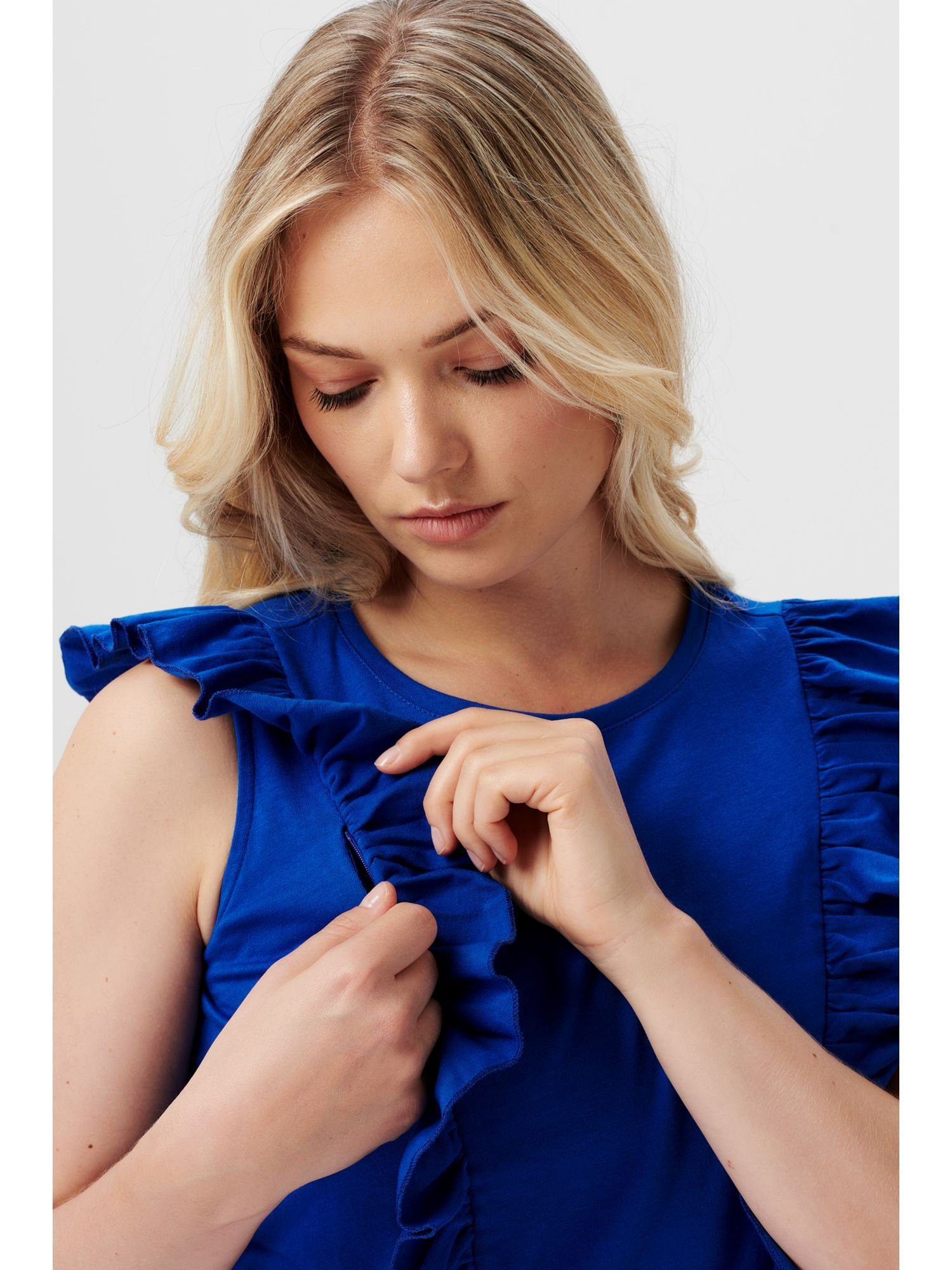 ESPRIT maternity Umstandsshirt MATERNITY Ärmelloses Top mit Stillfunktion