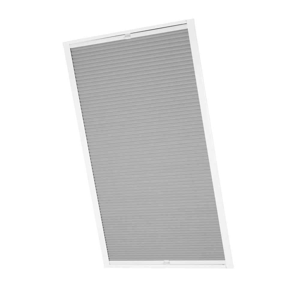 Dachfensterplissee Dachfenster passend für Velux Fenster Grau C02, ventanara