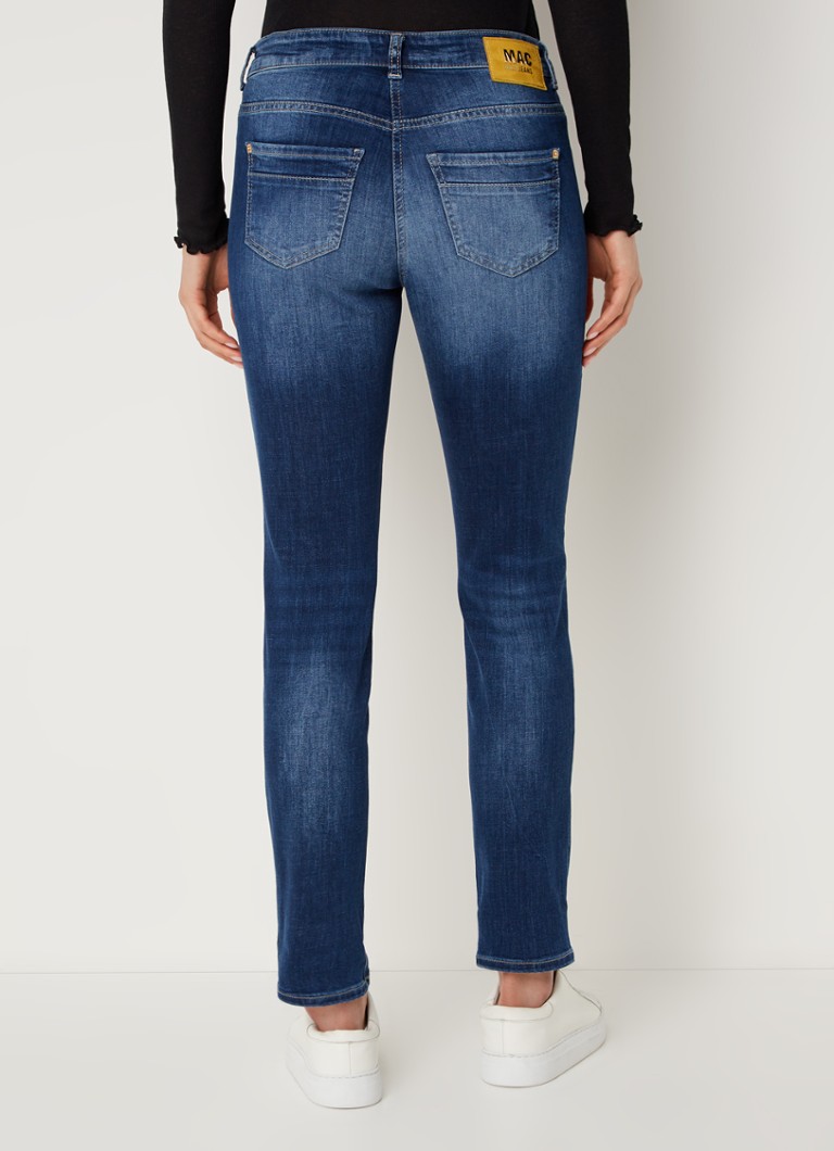 MAC Jeans Rikkaan keskivyötärön kapeat farkut stretch-materiaalista