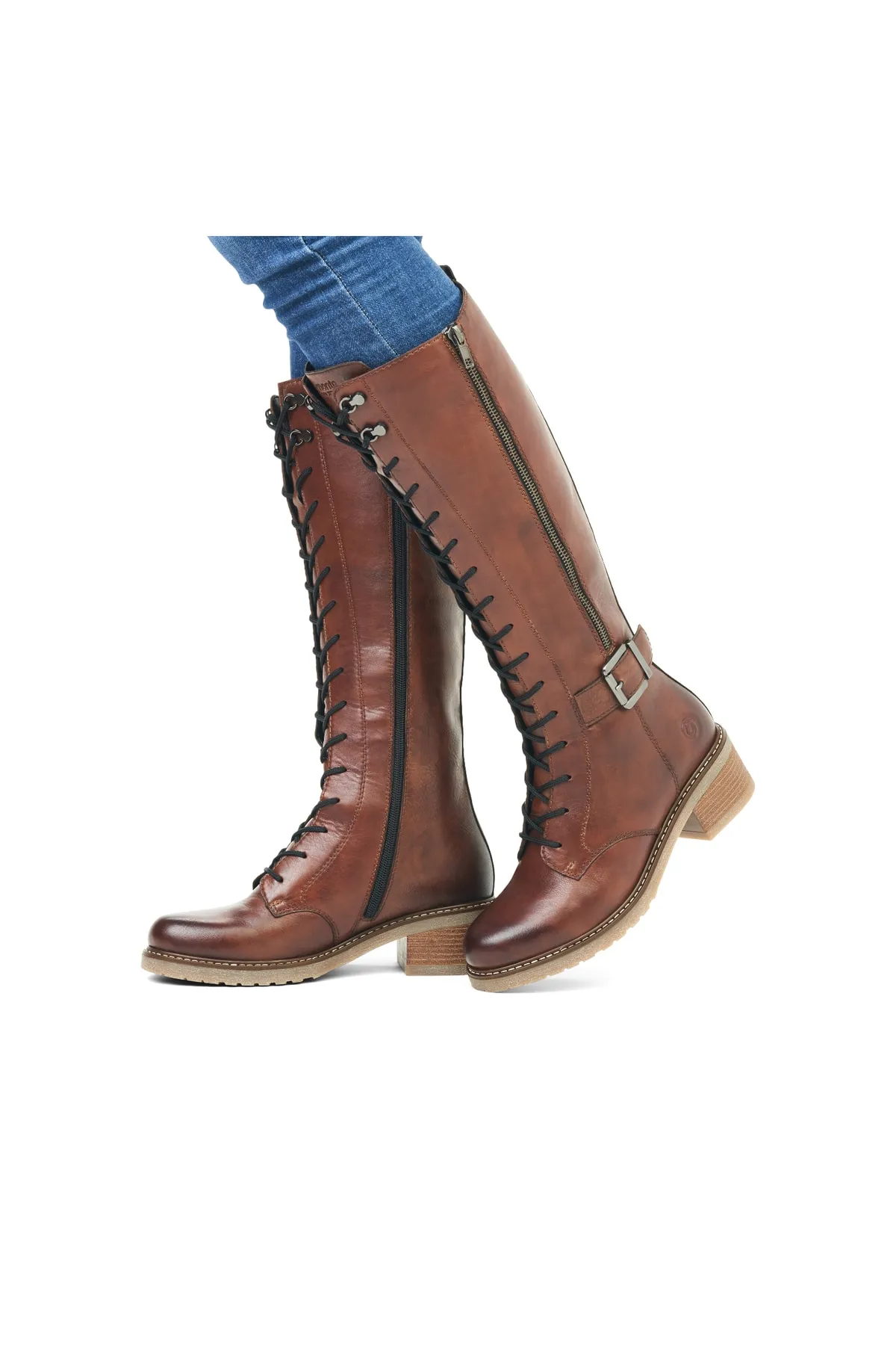 Remonte  Stiefel - Braun - Blockabsatz