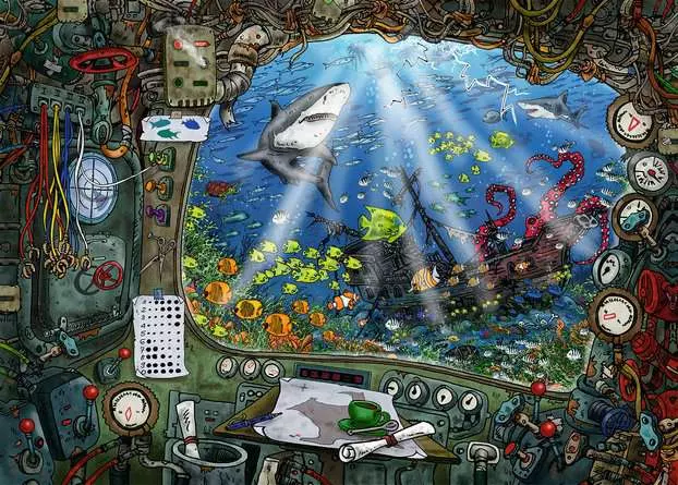 Puzzle 759 Teile - Im U-Boot