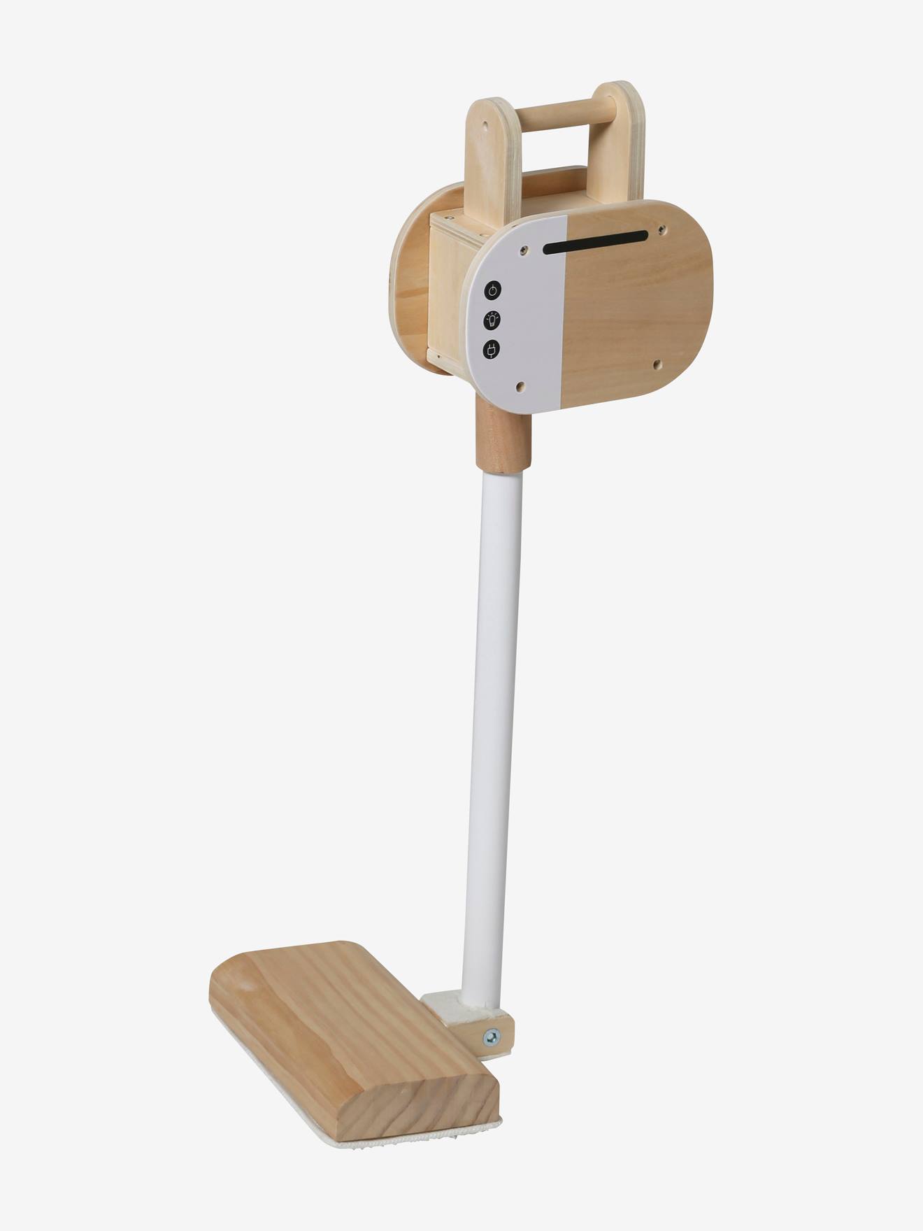 Aspirateur balai en bois FSC® blanc
