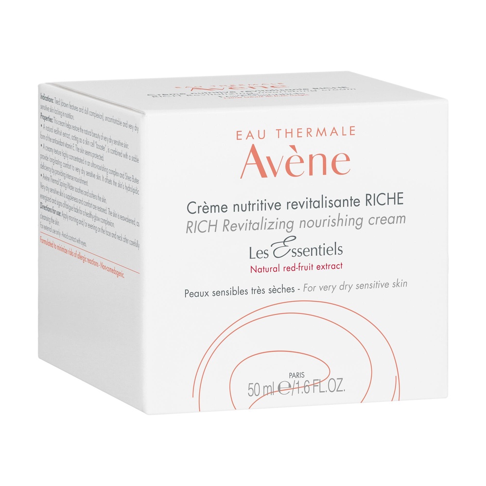 Avène Les essentiels crème nutritive RICHE rev italisante 50ml Crème nutritive