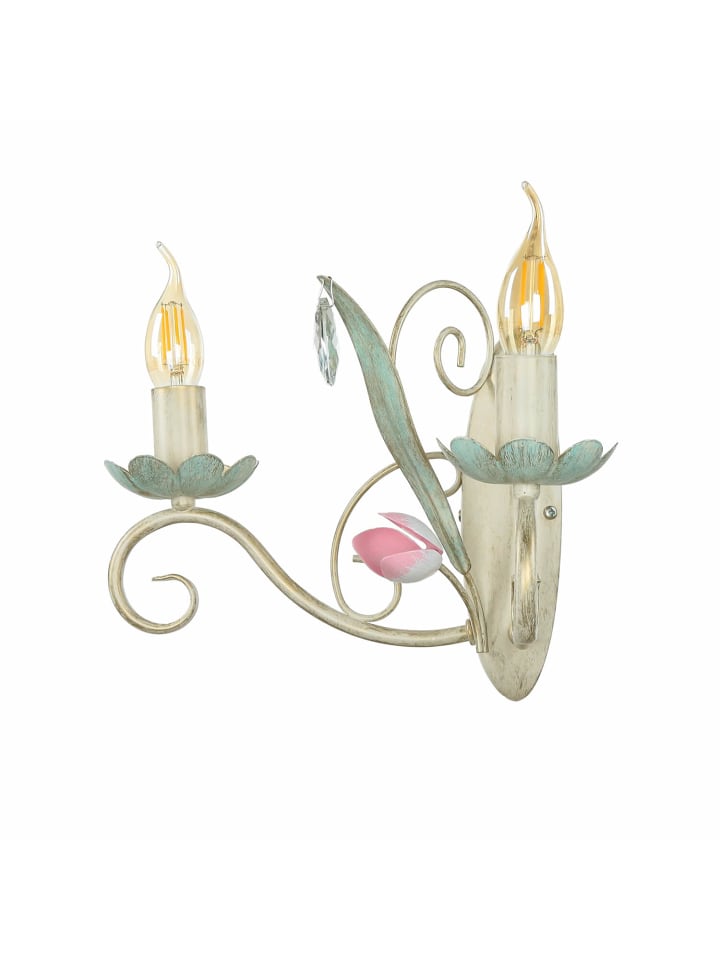 Licht-Erlebnisse Wandlampe in Weiß Rosa Grün günstig kaufen onesize