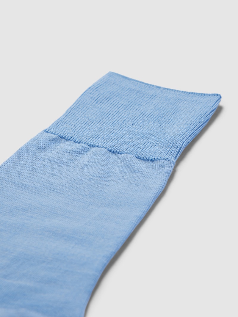 Socken mit elastischem Rippenbündchen Modell 'AIRPORT' in hellblau