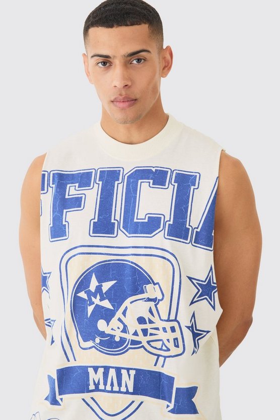 Oversize Tanktop mit Print