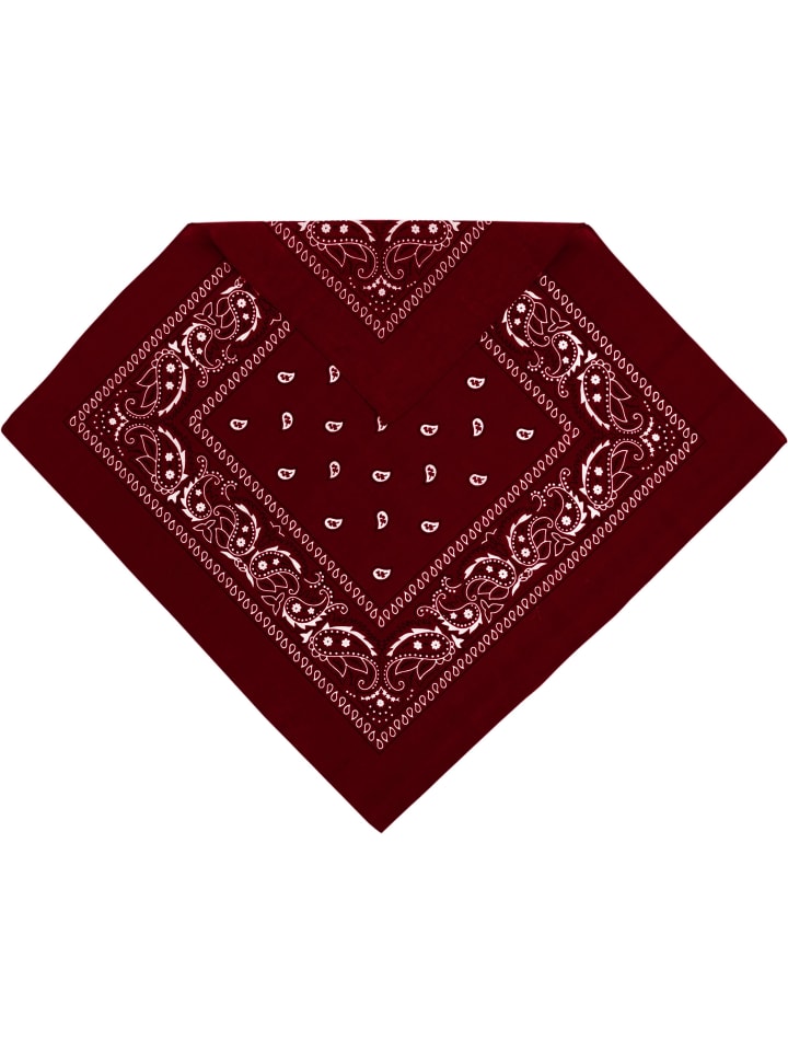 Normani Outdoor Sports 3 Bandana Kopftuch in Burgund/Schwarz günstig kaufen onesize