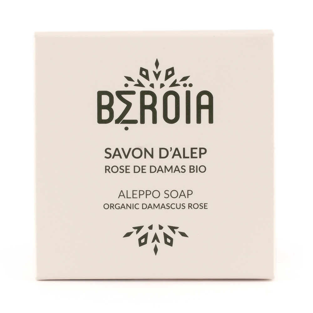 beroia Savon d'Alep à la Rose 100g Savon solide