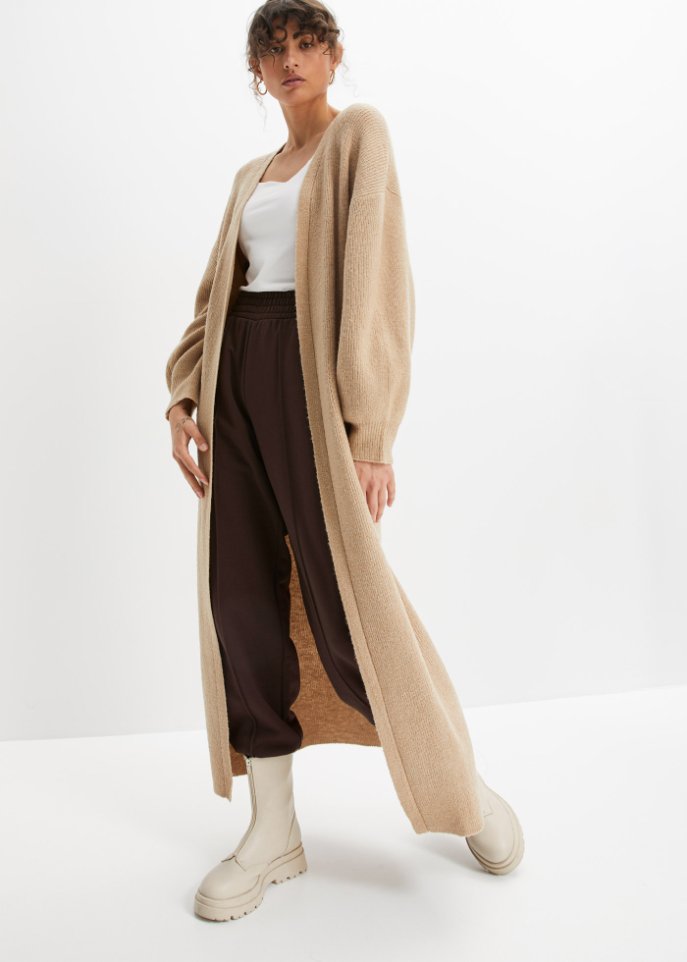 Longstrickjacke