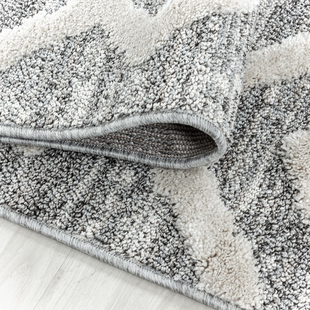 Ayyildiz Teppich, PISA 4704, GREY, 80 x 250 cm