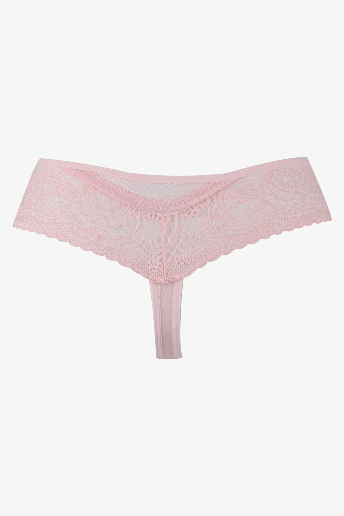 koza iç giyim  3-teiliger Tanga mit Spitzendetail für Damen