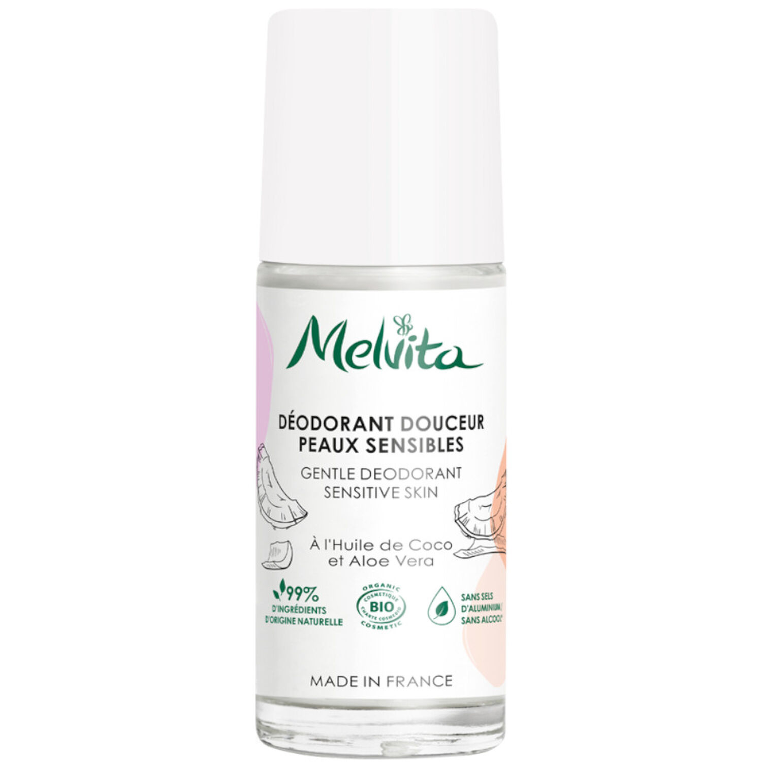 Melvita Déodorant Douceur Peaux Sensibles