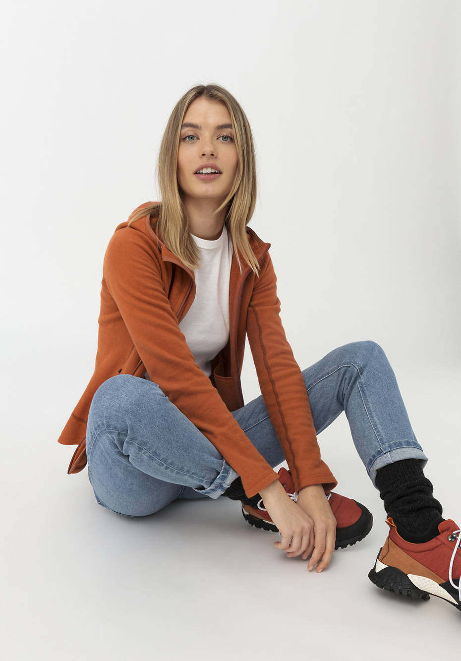 Softfleece-Jacke aus reiner Bio-Baumwolle