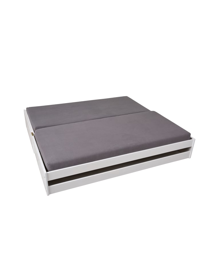 ebuy24 Bett Lotved Weiß 97 x 209 cm günstig kaufen onesize