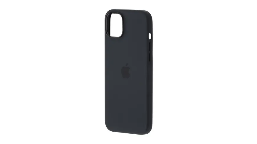 Apple Silikon Case iPhone 15 Plus schwarz