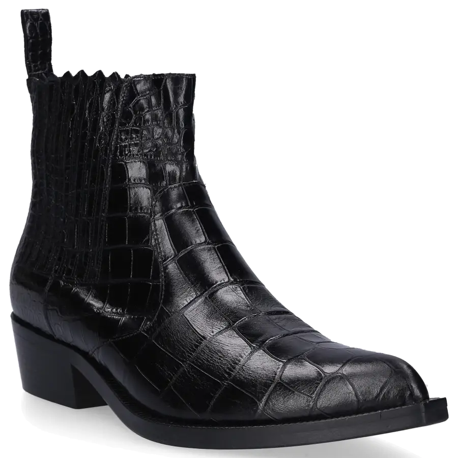 Guglielmo Rotta - Stiefeletten KISSA Kalbsleder - schwarz