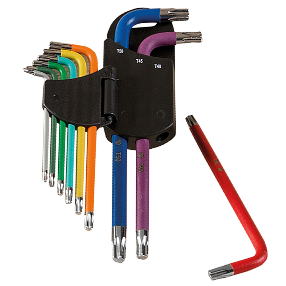 Kraft Werkzeuge TX-Schlüssel-Set, Bunt