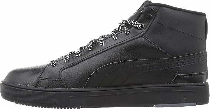 PUMA Sneaker schwarz Serve Pro Mid Puma Tex