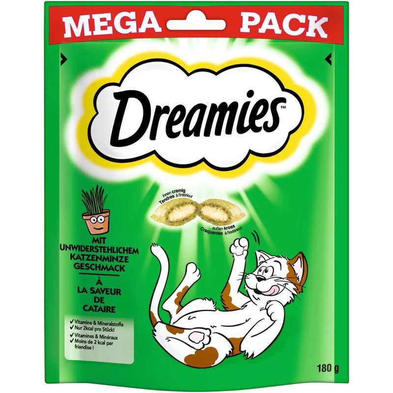 Sparpaket Dreamies Katzensnacks Mega Pack 4 x 180 g
