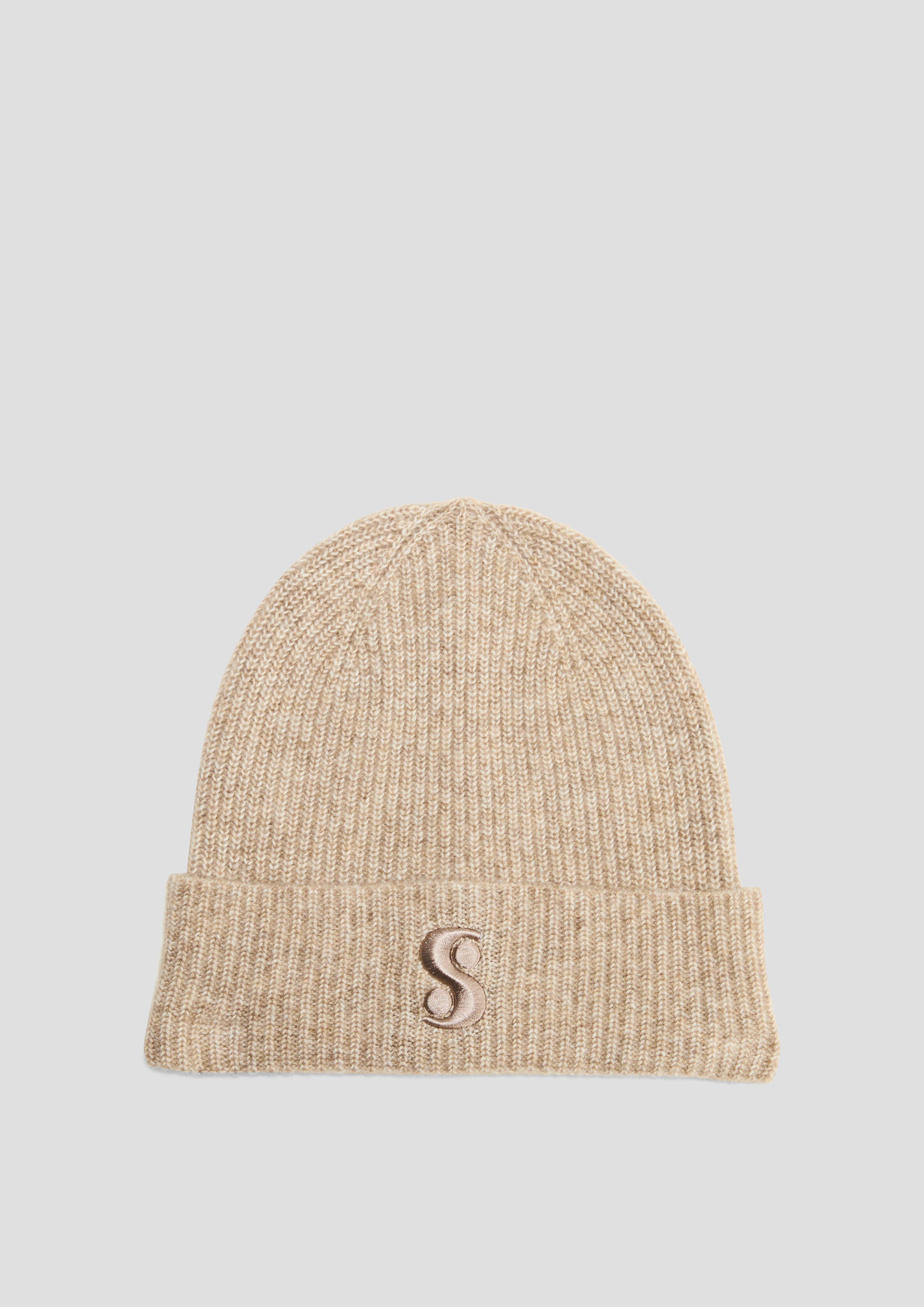 Strickmütze mit Logo-Stickerei  2133586-82W2