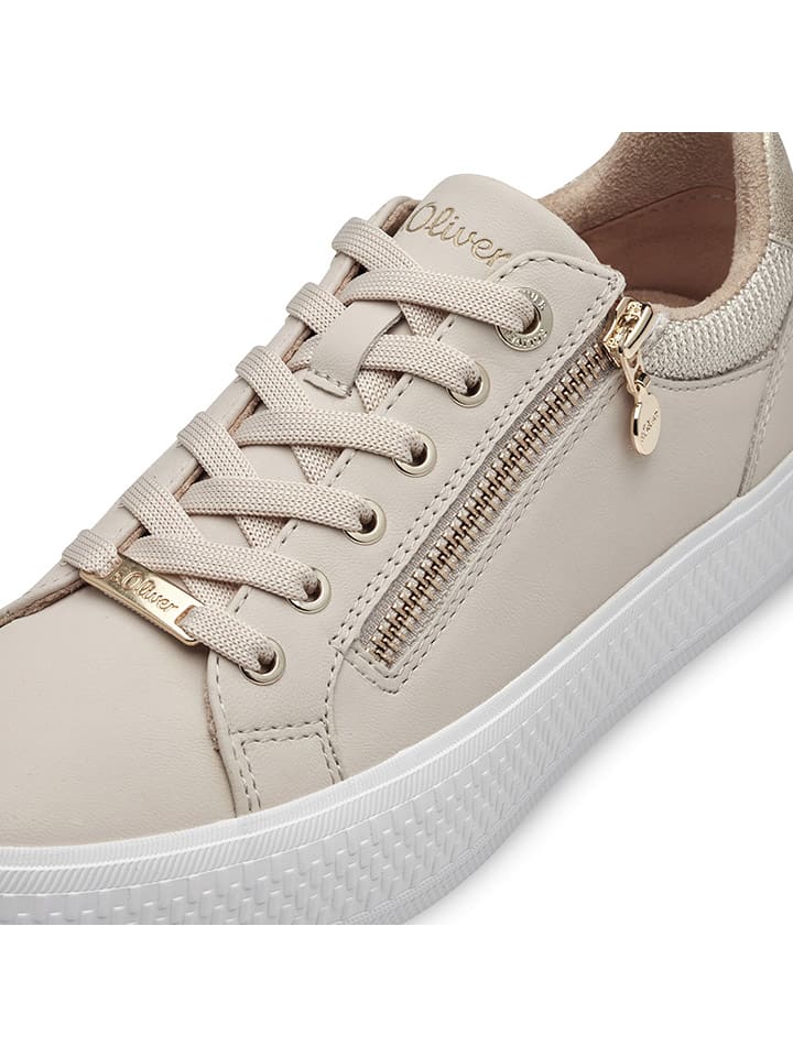 s.Oliver Sneakers in Beige günstig kaufen
