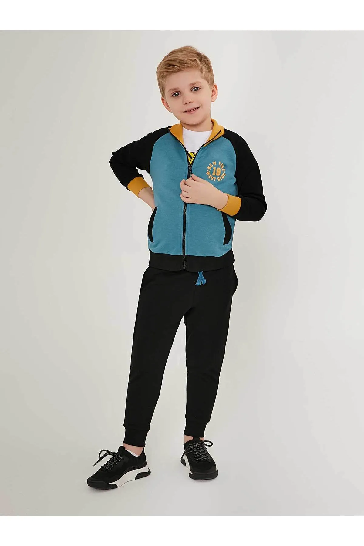 ROLY POLY  Trainingsanzug-Set für Jungen (9–14 Jahre) – Petrol