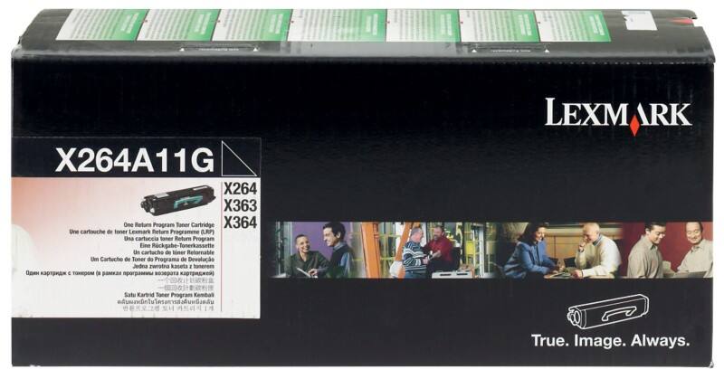 Lexmark Original Tonerkartusche X264A11G Schwarz