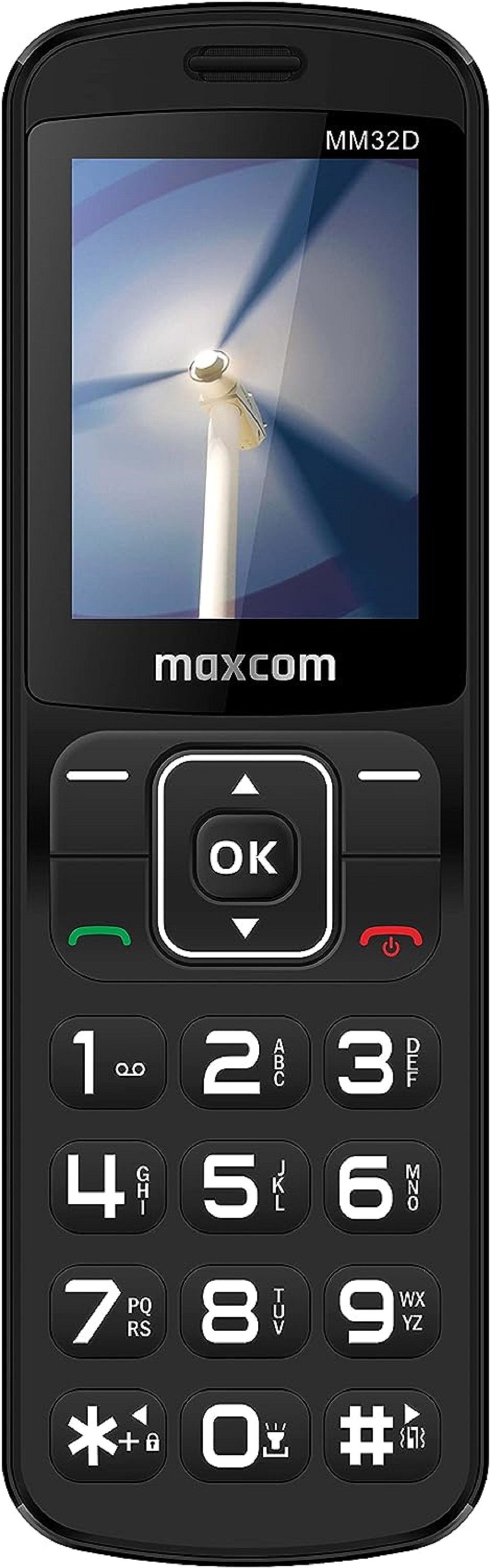 Maxcom Telefon 2G, 2,4'' display, 800 mAh Batterie Seniorenhandy