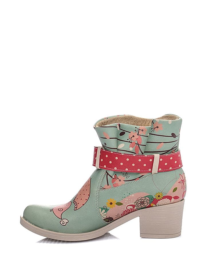Streetfly Stiefeletten in Mint/ Pink/ Bunt günstig kaufen 38