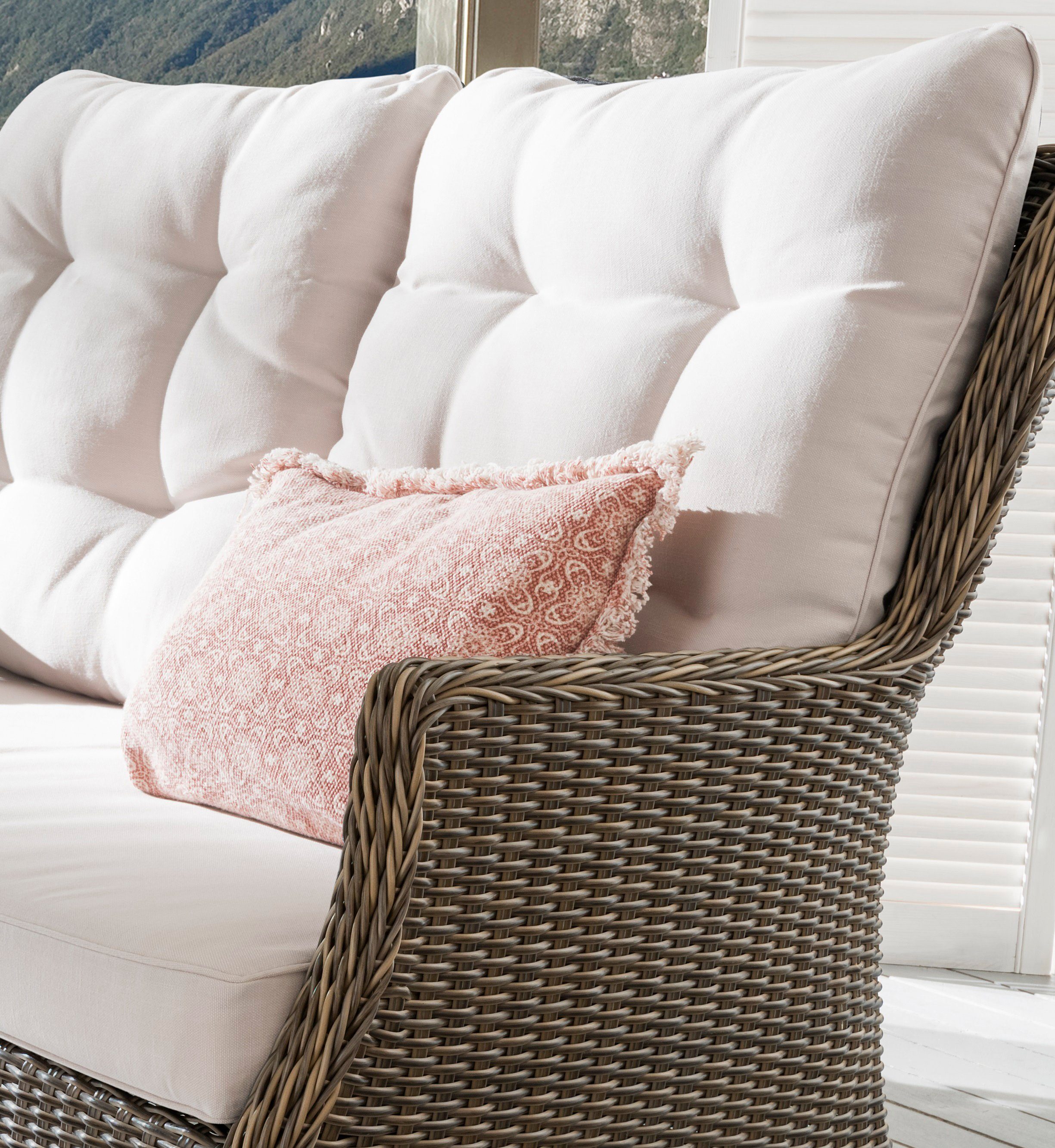 Destiny Loungesofa CASA, Polyrattan, inkl. Auflagen