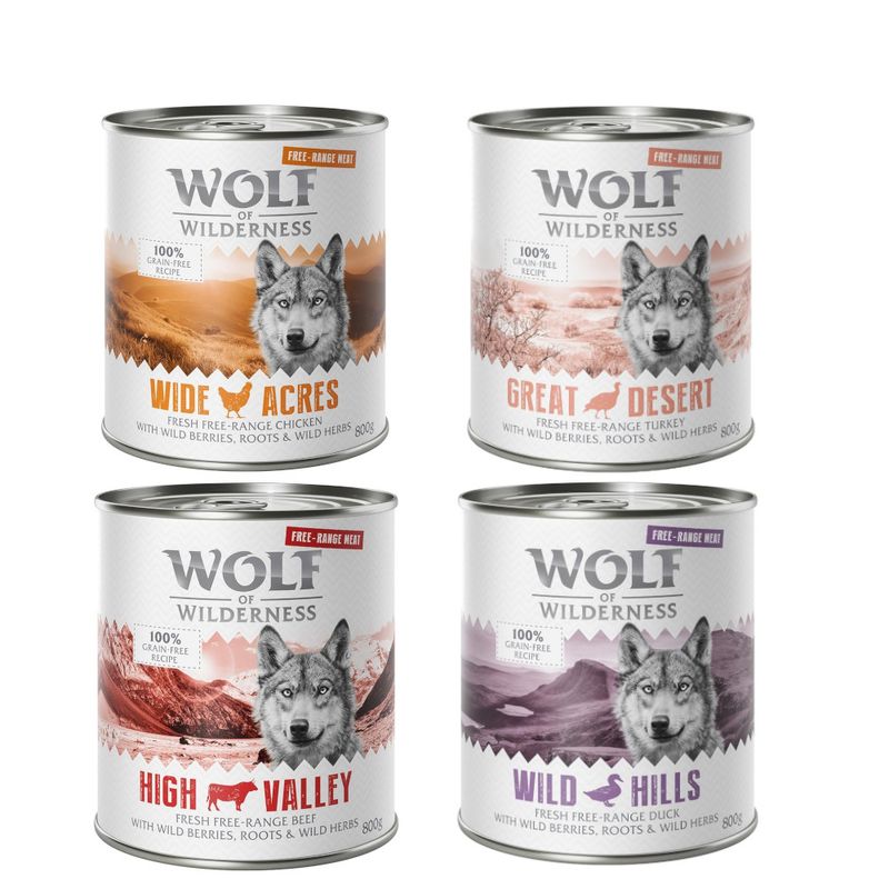 Probierpaket Wolf of Wilderness Nassfutter