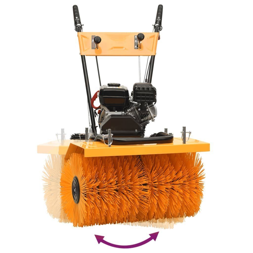 DOTMALL Kehrmaschine 2-in-1 Kombi Benzin Kehrmaschine Schneefräse 6,5PS