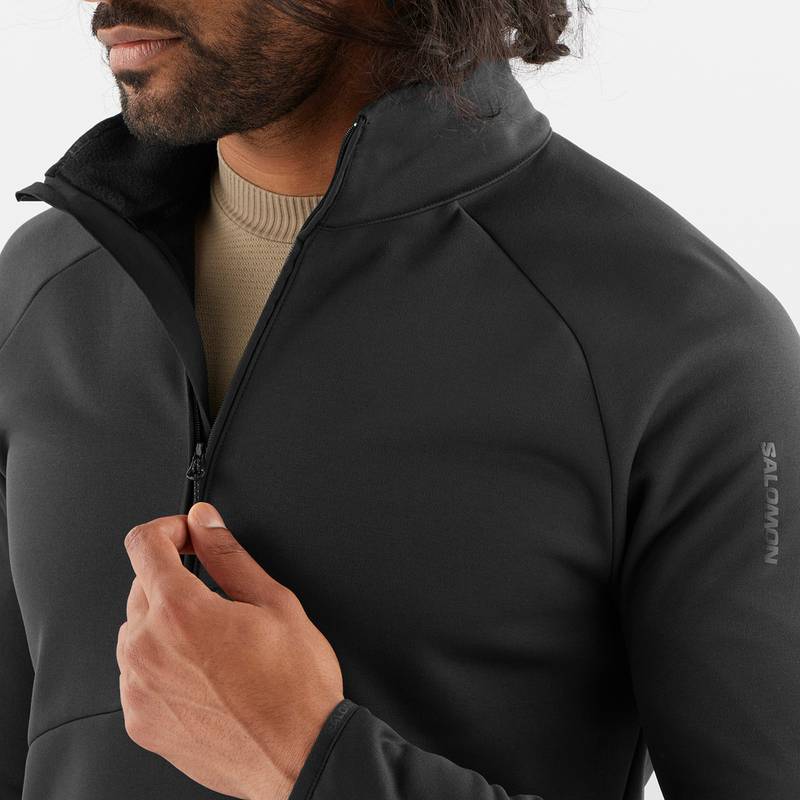 Salomon ESSENTIAL WARM Fleeceshirt Herren