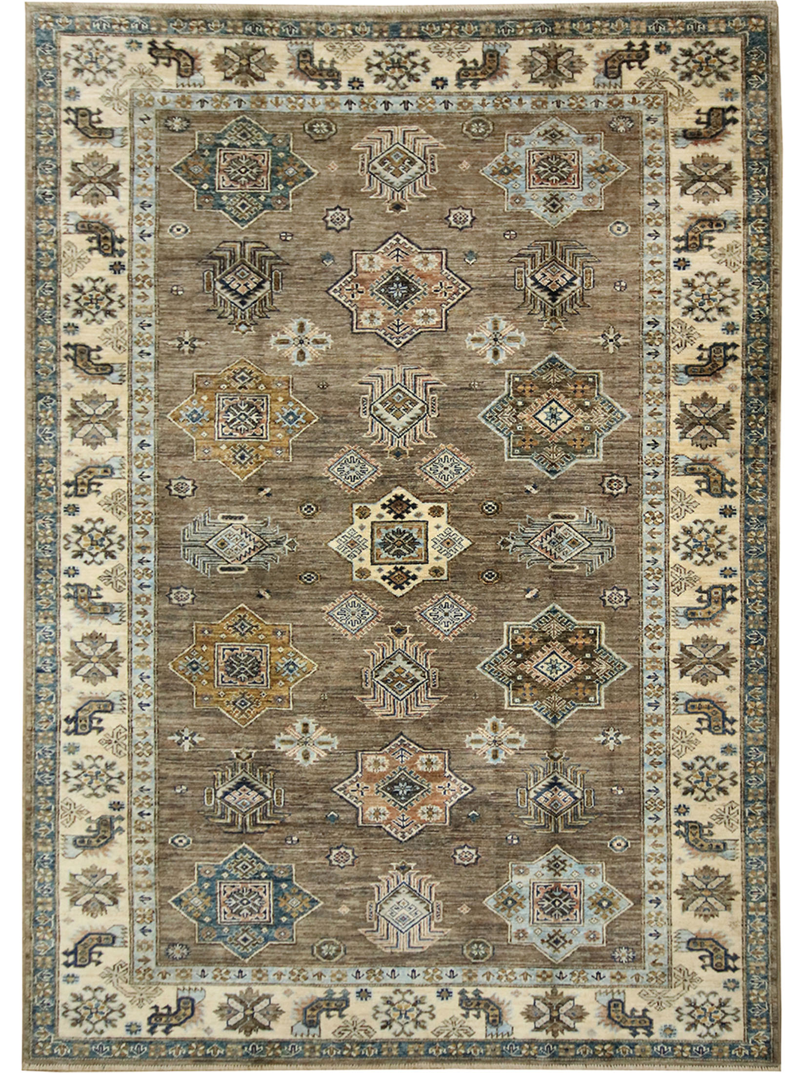Kazak Ghazni ca. 174 x 239 cm, Unikat / Einzelstück