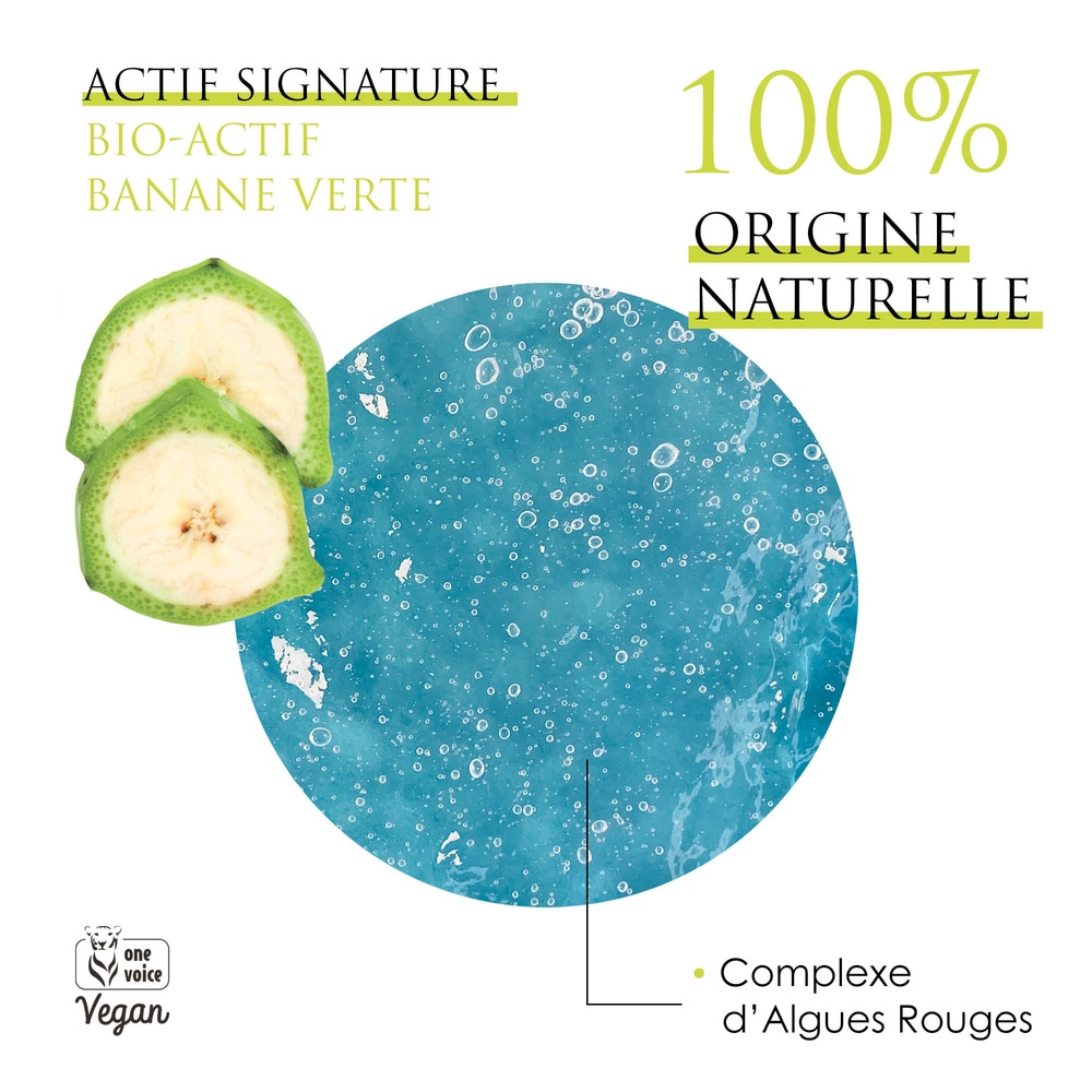 Kadalys Masque Yeux Désaltérant à la Banane Vert e Masque Contour des Yeux Hydratant