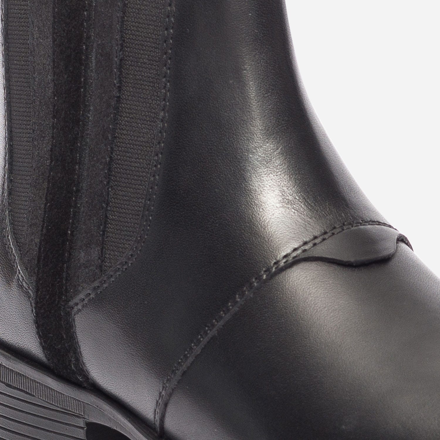 Chelsea boots noir en cuir