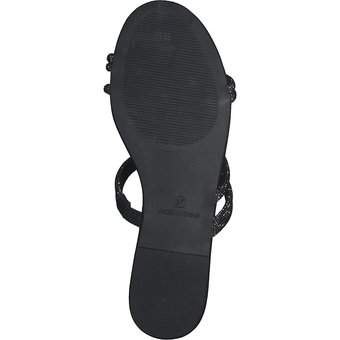 La Strada Pantolette in schwarz