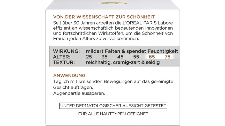 L'Oréal Paris Anti-Falten Experte 65+ Tagespflege 50 ml