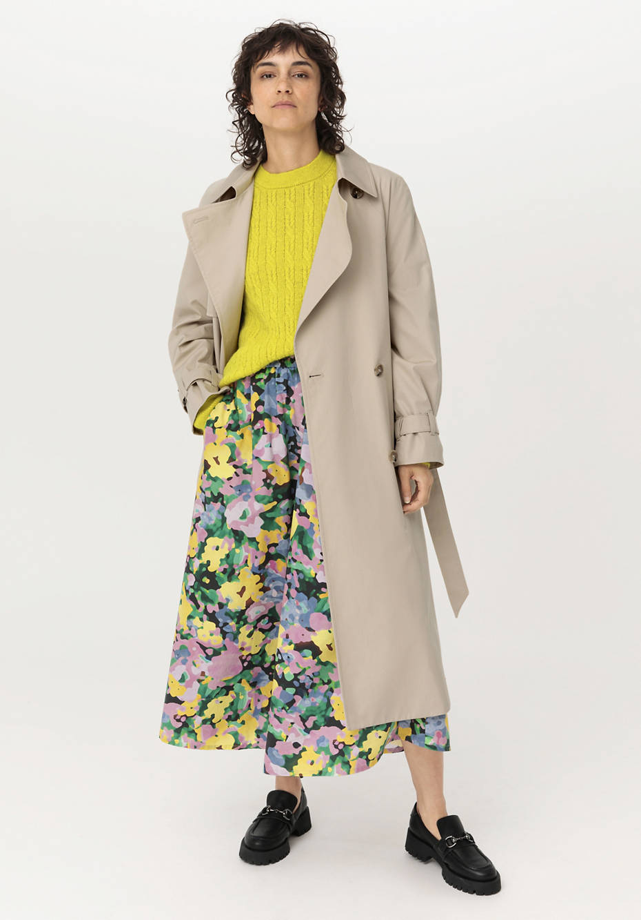 Trenchcoat Nature Shell aus reiner Bio-Baumwolle
